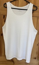 Primark Mens White Sleeveless