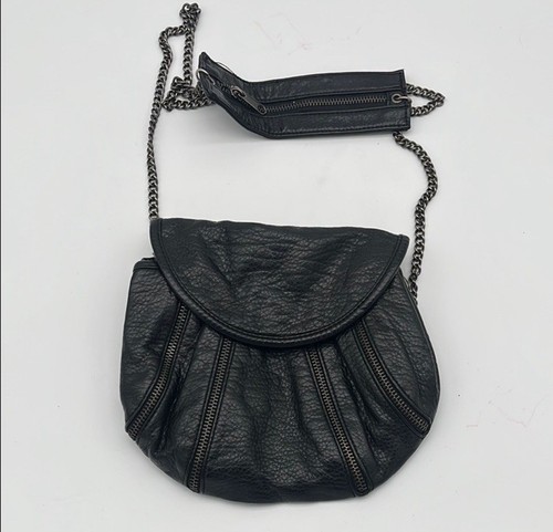 Deena ozzy black leather - &,