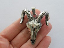 1 Ram goat skull pendant stainless steel A820