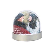 Snow globe photo frame - snow,