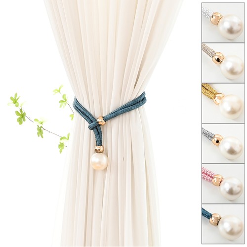 2pcs curtain tie backs - tie, pearl