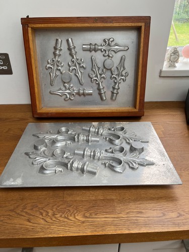 Vintage casting moulds for