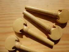 BAROQUE STYLE VIOLIN PEGS, BOXWOOD, FULL SIZE 4/4, 4 PIECES, UK SELLER!