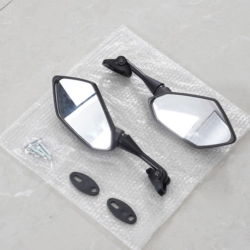2pcs carbon black rearview - carbon,