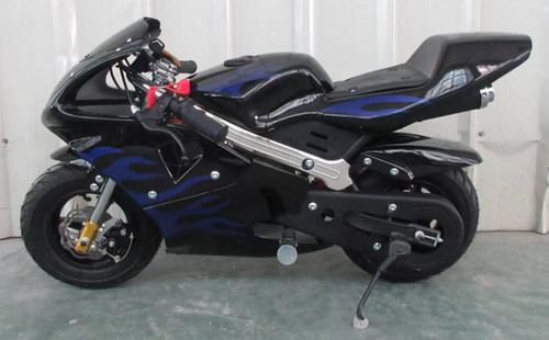 Mini pocket motorcycle blue - mini,
