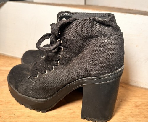 Chunky heel high platforms - chunky,