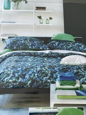 Designers Guild DELAHAYE COBALT   MULTI  KING DUVET COVER SET 230/220 CMS