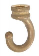B&P Lamp Cast Brass Hooks with