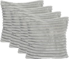 OHS Ribbed Cushion Covers Faux