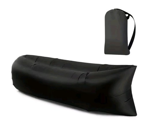 Black inflatable air sofa lazy - air,