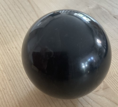 Black marble sphere cm - black,