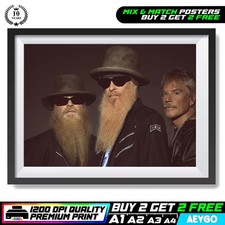 ZZ TOP ROCK MUSIC Wall Art