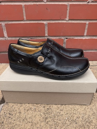 Clarks loop black leather - clarks,