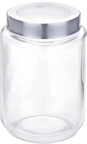 Glass storage jar cannister - 6x,