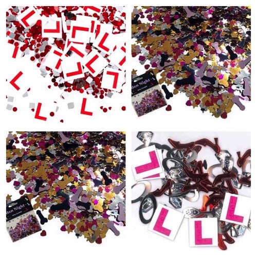 Willy table scatter hen party - willy,