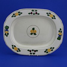 Large Adams Titian Ware Fruits Oval Platter - 31cm/12.25" x 39.5cm/15.5"