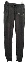 Jack Wills Grey Joggers Jogging Bottoms with Pockets Drawstring Ladies Sz 8