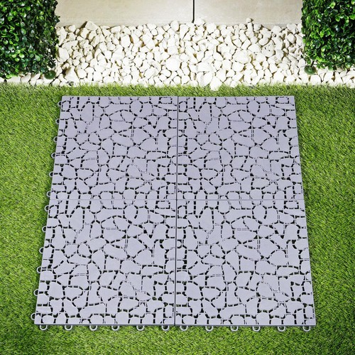 Interlocking plastic garden - plastic,