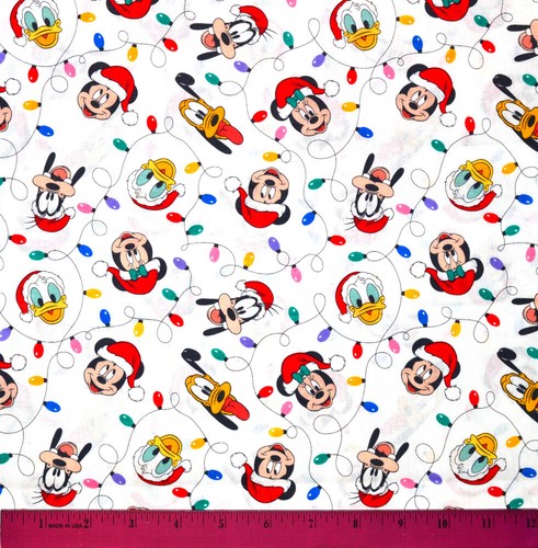 Mickey mouse christmas fabric - mickey,