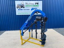 NEW MAPLE MACHINERY POST HOLE BORER FOR ANY COMPACT TRACTOR, 4,6,9,12" AUGERS