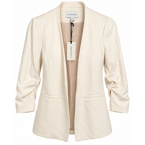 Hawthorn collarless ruched - collarless,