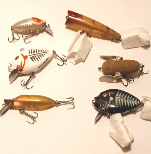 Lot antique fishing - lot, of