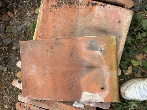 120 clay roof tiles used - tiles,
