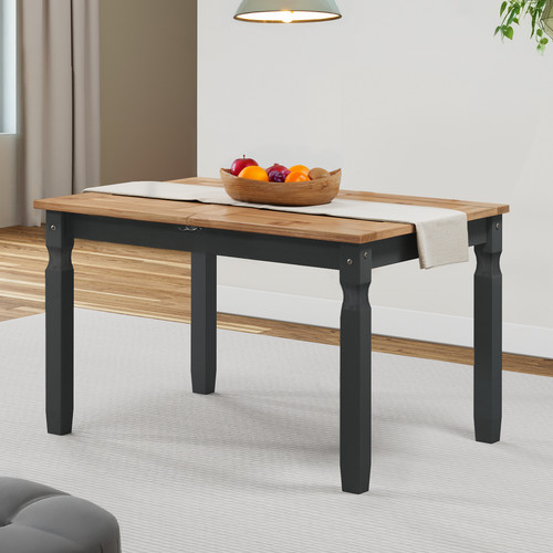 Corona dining table charcoal - corona,
