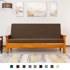 Jacquard Stretch Armless Futon