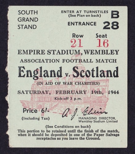 England scotland 1944 - v,