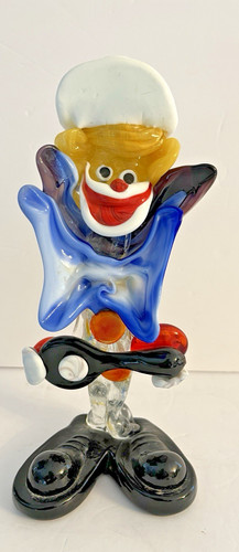 Hand blown clown venetian - blown,