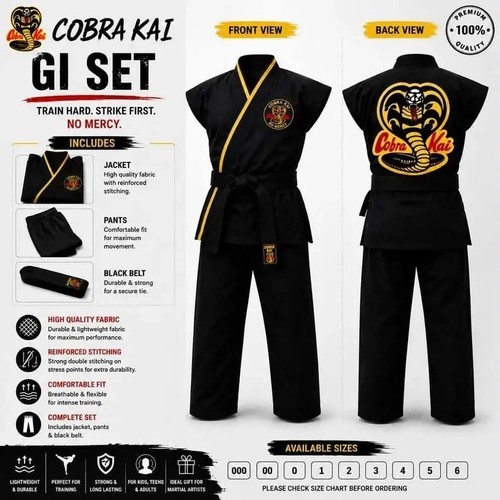 Cobra kai karate - cobra, gi