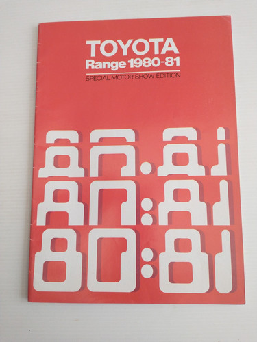 1980 toyota range sales - 1980-81,