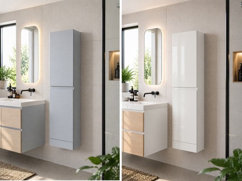 Tall bathroom storage - bathroom,