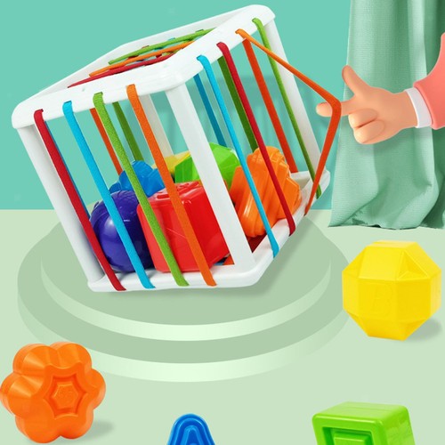 Montessori toy cube - montessori, bin
