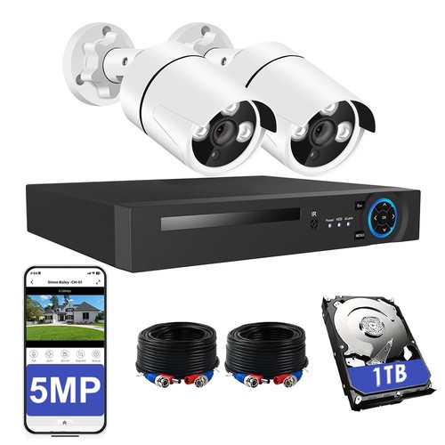 Cctv camera system kit - camera, hd