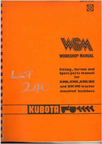 Kubota tractor mounted backhoe - tractor,