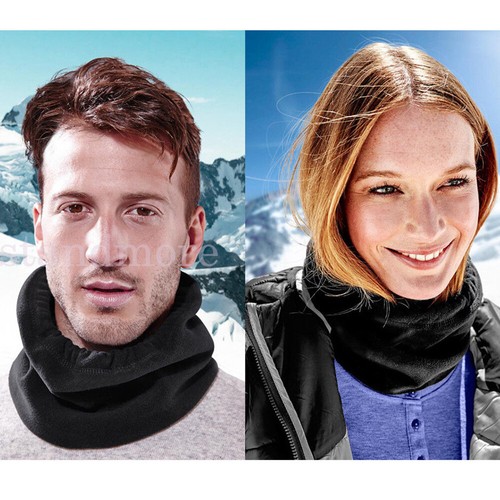 Neck warmer fleece black - neck,