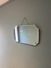 vintage large bevelled edged