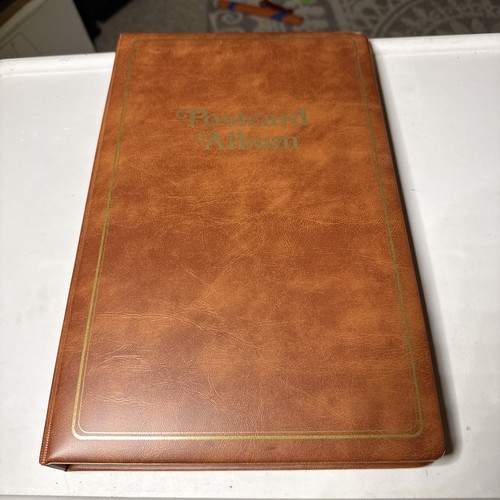 Postcard album with pages - postcard,