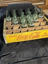 1964 Coca-cola Wooden Crate W/