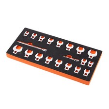 Uimoso Crowfoot Wrench Set 3/8" Drive 20-Piece Crows Foot Wrench Set SAE Metric