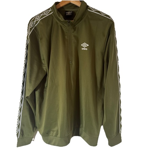 Umbro pullover zip olive - 1/4,