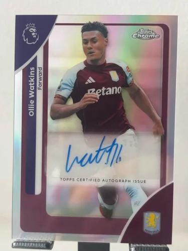 Ollie watkins auto - watkins, topps