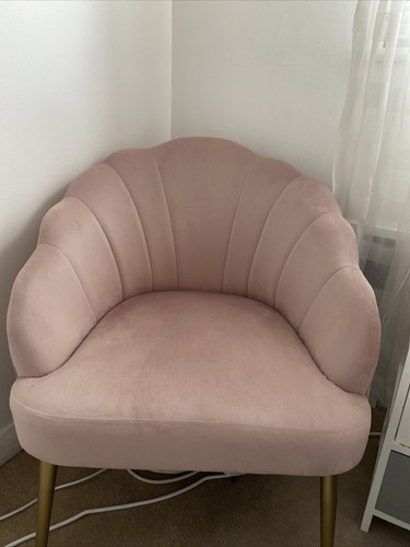 Velvet armchair used - velvet,