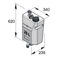 Vetus 25 Litre Vertical Waste