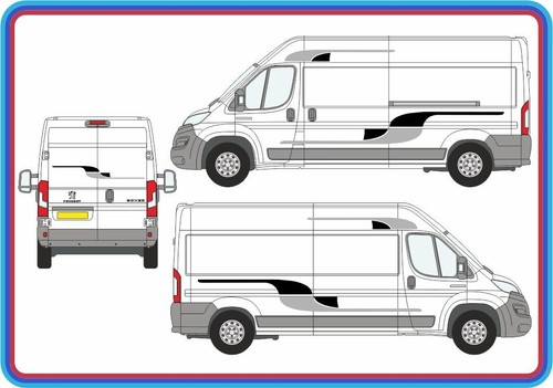 Graphics kit lwb van stickers - graphics,