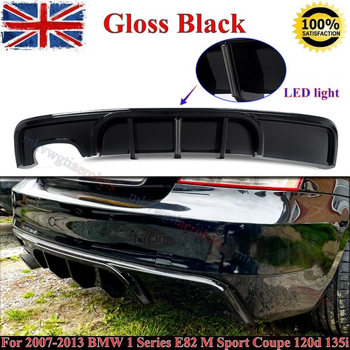 Gloss black rear diffuser - gloss,