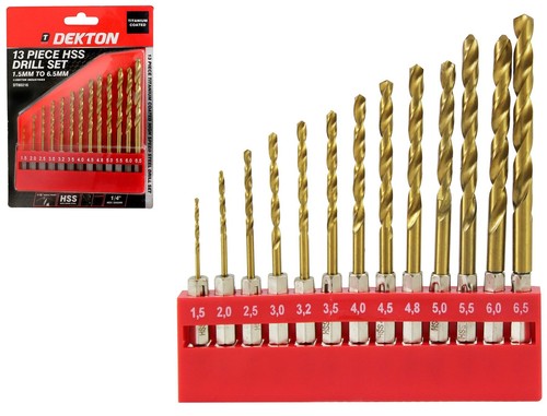 13pc hss drill - 13pc, bits