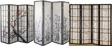 4 & 3 Panel Wood Shoji Screen